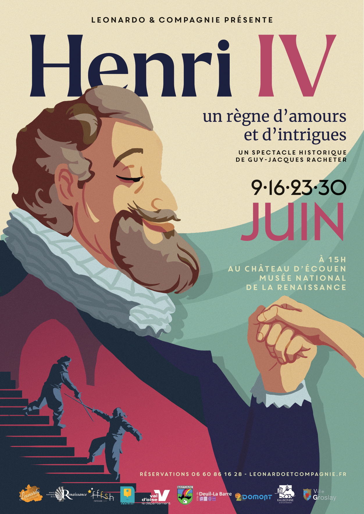Affiche de spectacle Henri IV